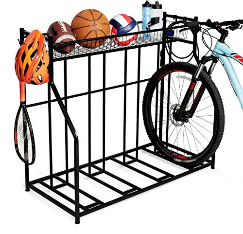 4 Bike Stand Rack with Storage