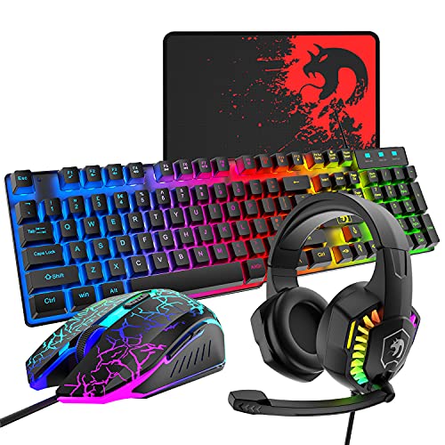 4 in 1 Gaming Keyboard and Mouse Combo