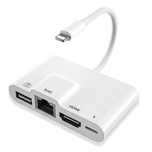 4-in-1 Lightning to HDMI Adapter with Ethernet