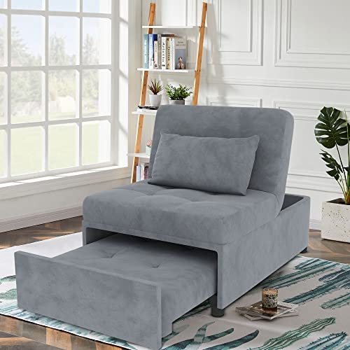 4-in-1 Multi-Function Folding Ottoman Lounge Chair