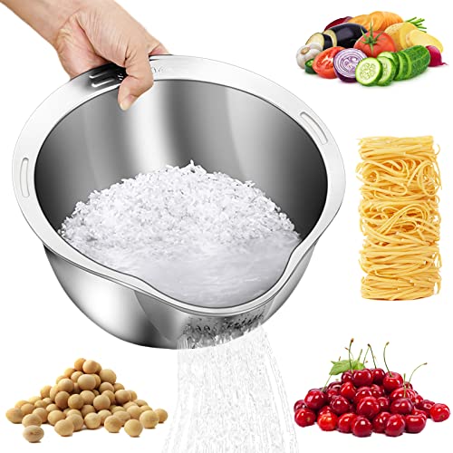 4-in-1 Rice Washer Strainer Bowl