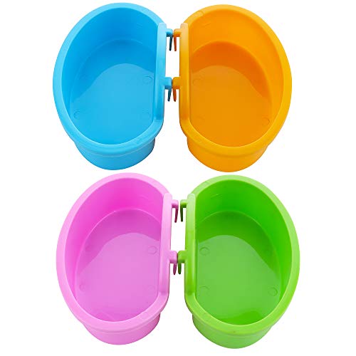 4 Pack Hamster Food Bowl - Convenient Feeding Solution for Small Pets