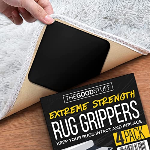 4 Pack of Rug Grippers for Area Rugs