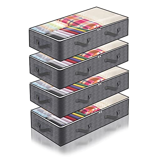 4 Pack Under Bed Storage Containers