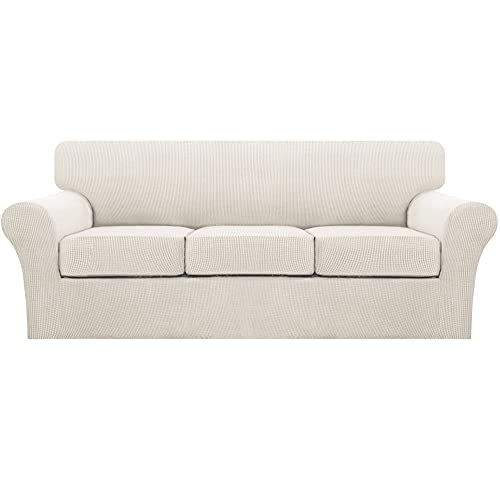 4 Piece Sofa Covers for 3 Cushion Couch