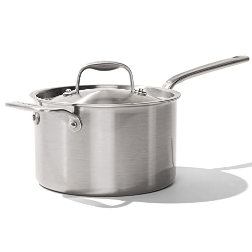 4 Quart Stainless Steel Saucepan with Lid