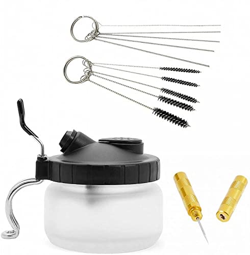 Streamline Sparmax Air Brush Cleaning Pot Cleaner Kit Glass Paint