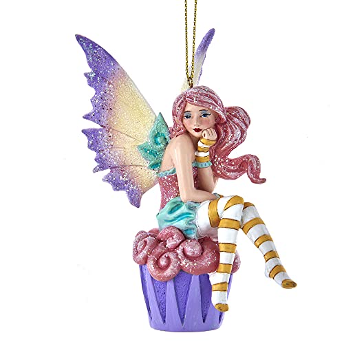4.25-Inch Amy Brown Cupcake Fairy Ornament