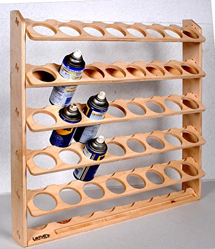 40 Can Wall Mount Storage Holder Rack