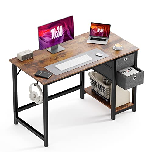 47 Inch Writing Desk with Drawers