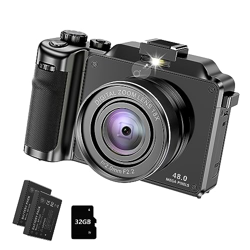4K Digital Compact Camera with Autofocus, Zoom, and WiFi