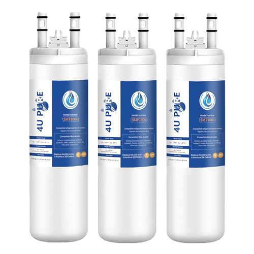 4U PURE WF3CB Refrigerator Water Filter, 3 Pack