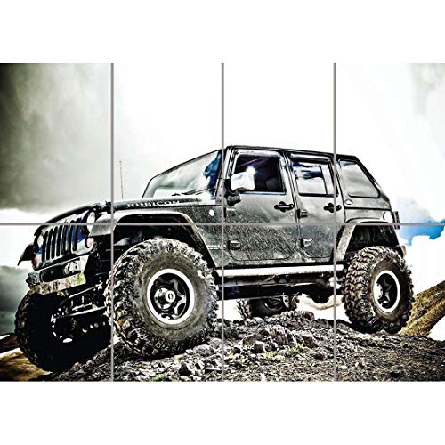 4X4 Jeep Off Road CAR Giant Wall Art Print Poster