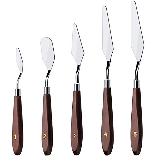 5-Piece Stainless Steel Frosting Baking Pastry Tool Set
