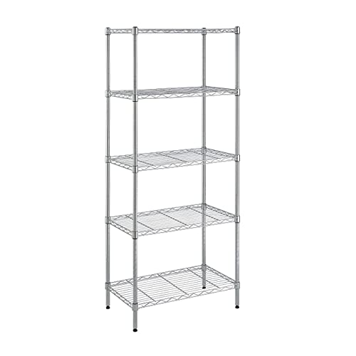 5-Shelf Adjustable Storage Shelving Unit