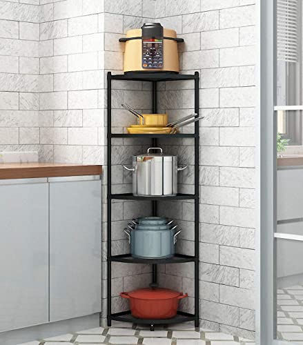 5-Tier Kitchen Corner Shelf Rack