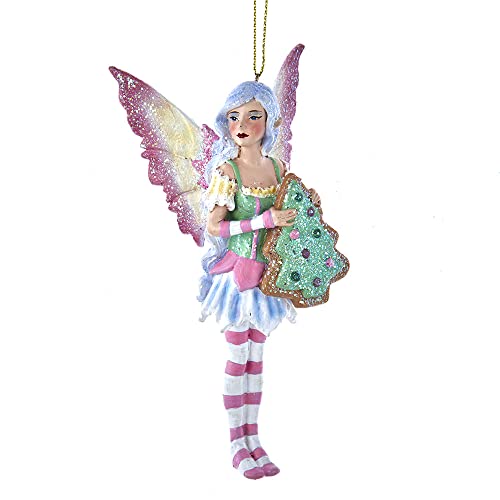 5.25-Inch Resin Amy Brown Cookie Fairy Ornament