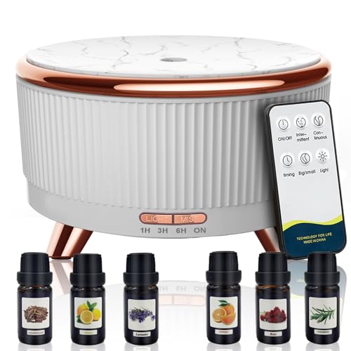500ml Essential Oil Diffuser with Remote Control & 7 Colors Lights