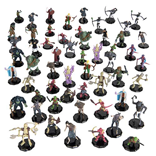 56 Fantasy Mini Figures- High Quality Creatures for Tabletop Games