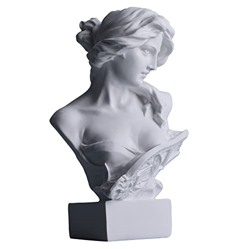 6" H Greek Mythology Bust Statue Decor