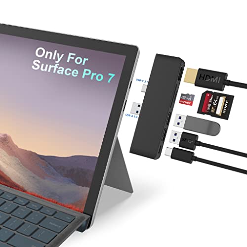 6-in-2 USB C Surface Pro 7 Hub