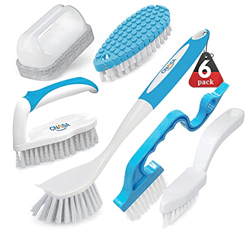 6 Pack Household Cleaning Brush Set