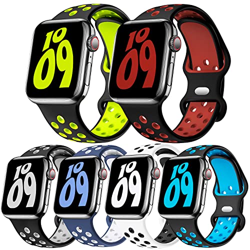 6 Pack Sport Bands for Apple Watch