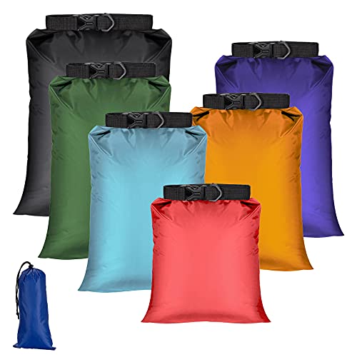 6 Pack Waterproof Dry Sacks