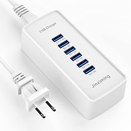6 Ports USB Wall Charger for Multiple Devices