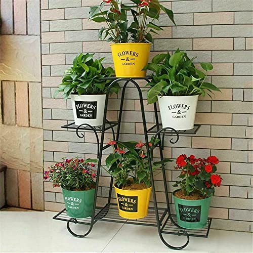 6 Tier Plant Stand: Durable Metal Pot Rack for Indoor and Outdoor Plants