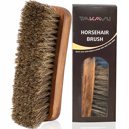 6.7" Horsehair Shoe Shine Brush