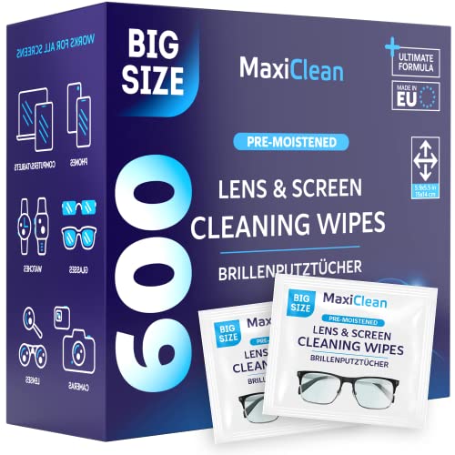 600 Eye Glass Clean Wipes