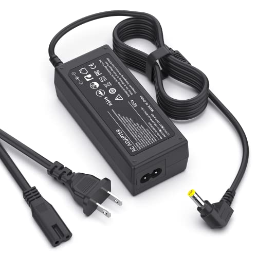 65W Laptop Adapter Power Charger for Toshiba Satellite C55 C655 C850 C50 L755 C855 L655 L745 P50 C855D C55D S55;Portege Z30 Z930 Z830;Satellite Radius 11 14 15 PA3917U-1ACA Power Supply Cord