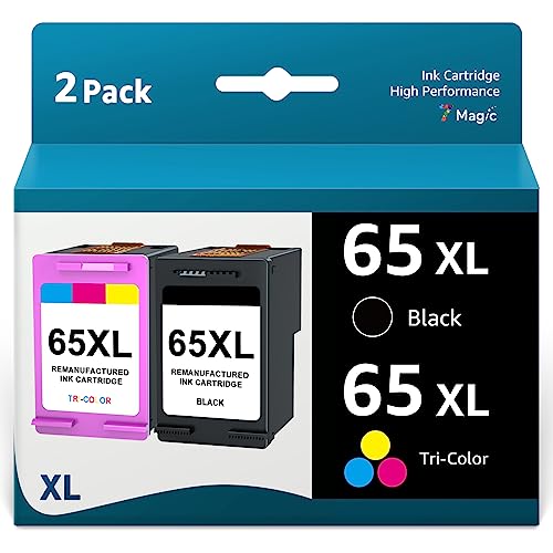 65xl Ink Cartridge Black and Color Replacement for HP