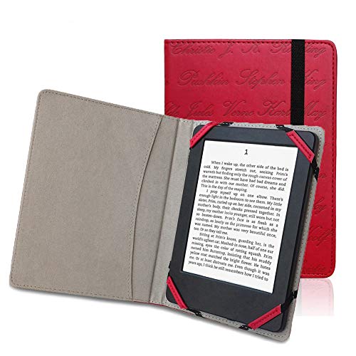 6inch Ereader Case Cover with Embossed Author Name