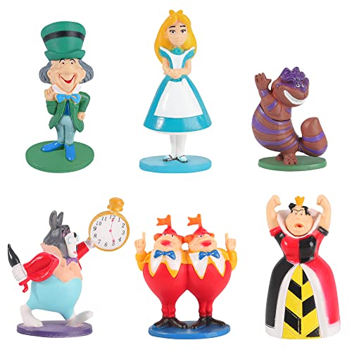 6PCS In The Wonderland Action Figure