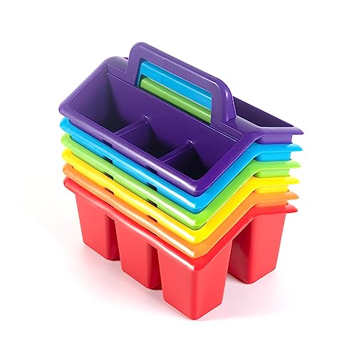 6pcs pack Storage Caddy - Perfect for Classroom and Craft Organization