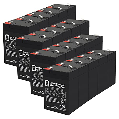 6V 4.5AH SLA Replacement Battery for Razor E100 Glow Electric Scooter - 20 Pack