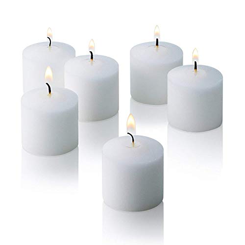 72 Unscented White Votive Candles