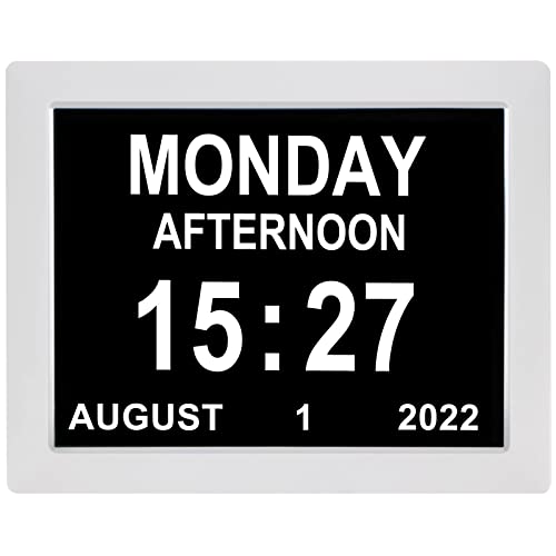 8 Alarm Calendar Clock for Seniors