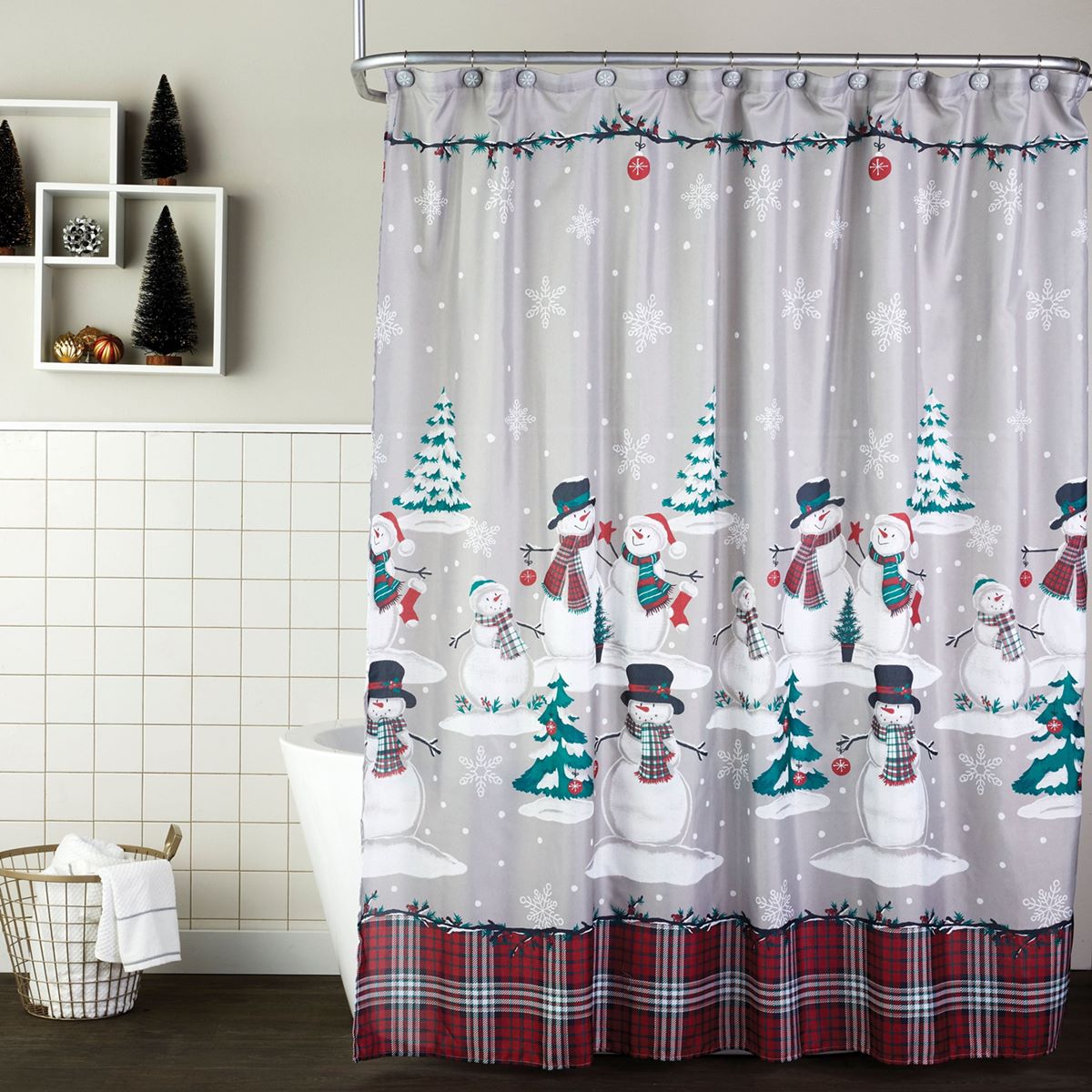 8 Amazing Snowman Shower Curtain for 2023