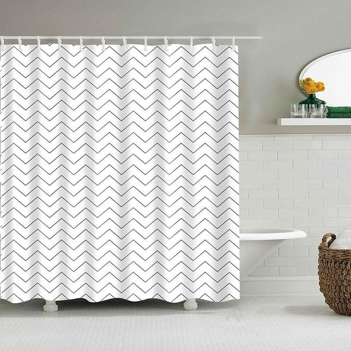 8 Incredible Black And White Shower Curtain for 2023