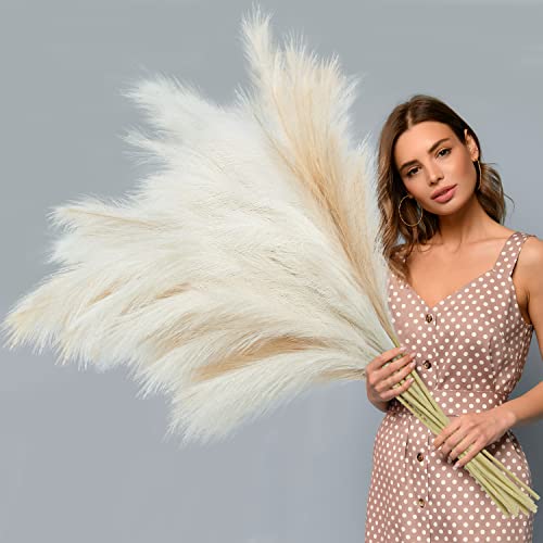 8 Pcs Faux Pampas Grass Decor