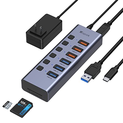 8-Port 10Gbps USB C Hub Splitter