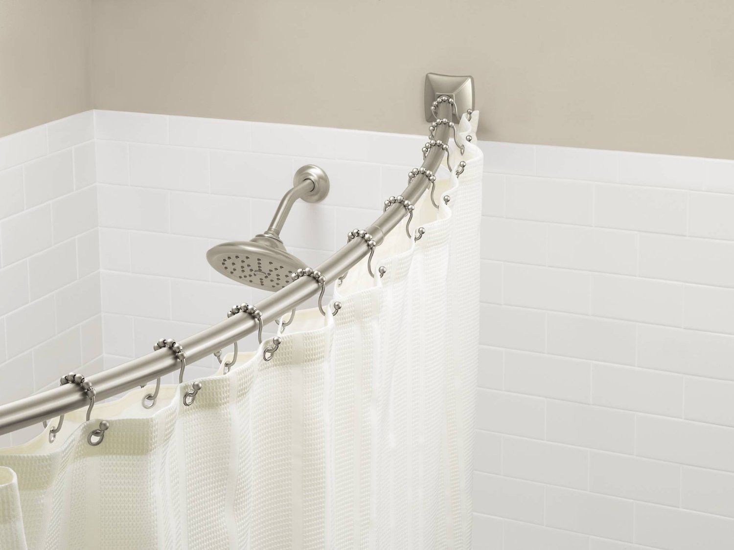 9 Best Brushed Nickel Shower Curtain Rod for 2024