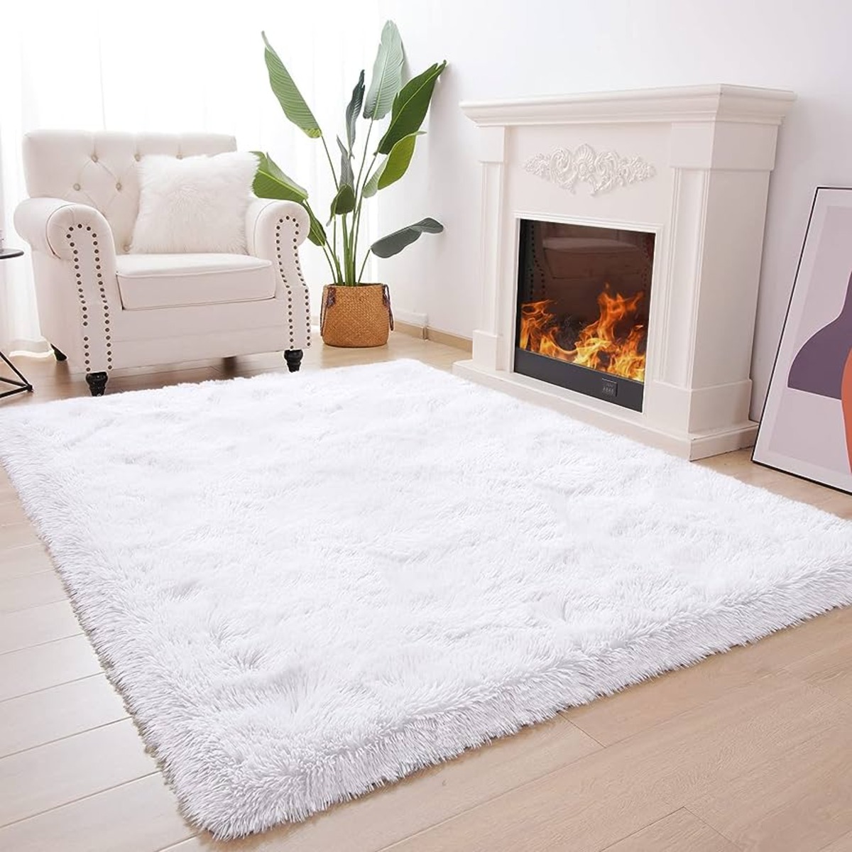 9 Best White Fuzzy Rug for 2024