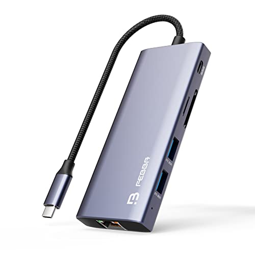 9-in-1 USB-C Hub with Ethernet and HDMI