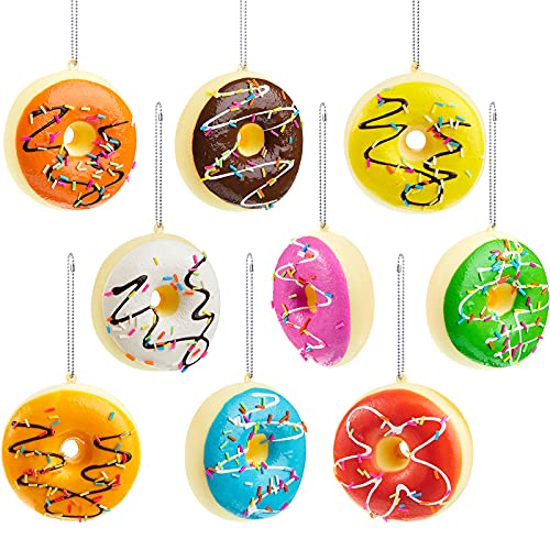 9 Pieces Donut Ornaments