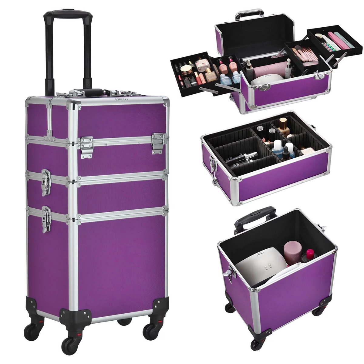 9 Superior Cosmetic Case With Handle And Wheels for 2024
