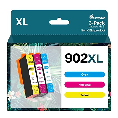 902XL Color Ink Cartridges Compatible for HP Printers